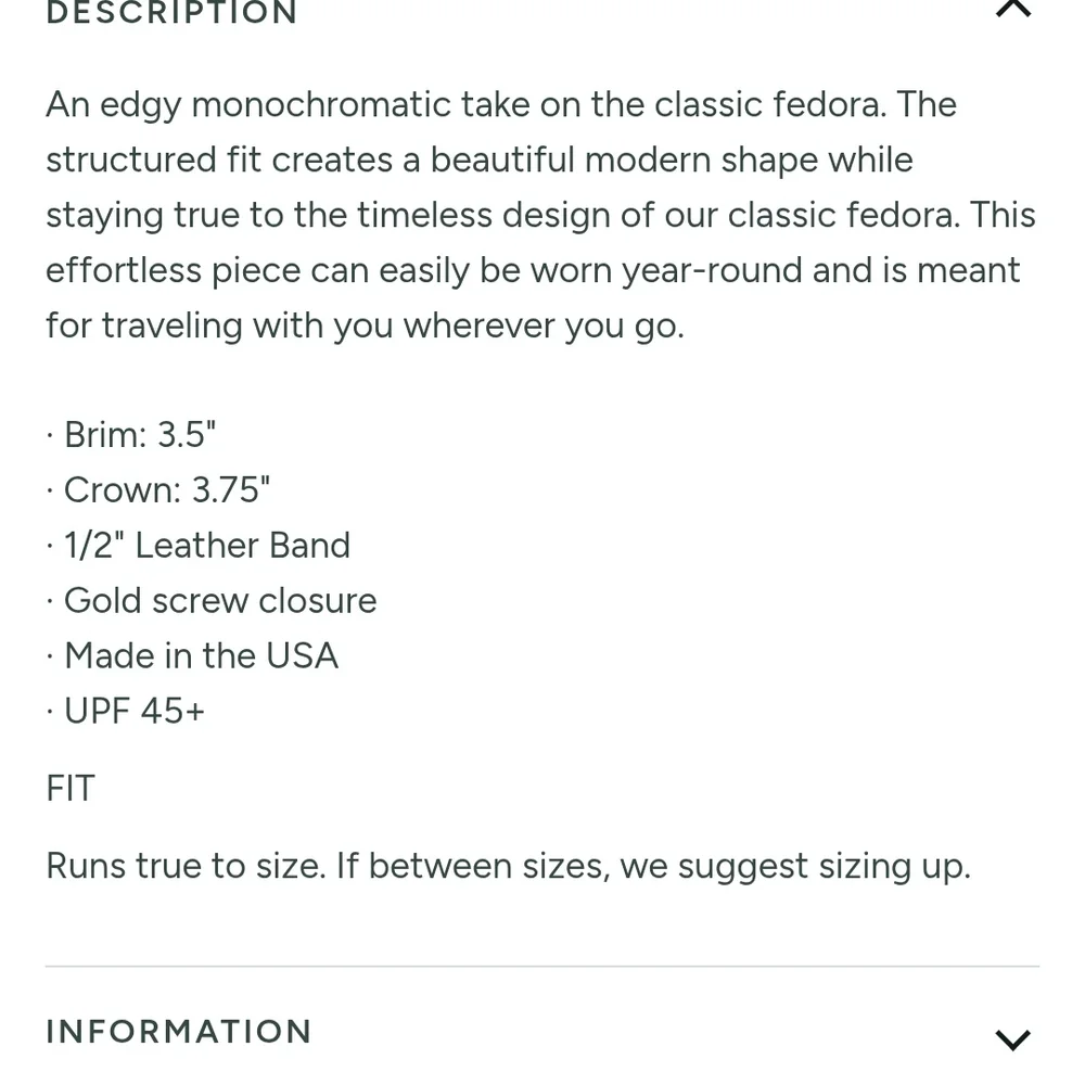 $287 Janessa Leone Sherman Straw Fedora In black XL - Picture 12 of 12